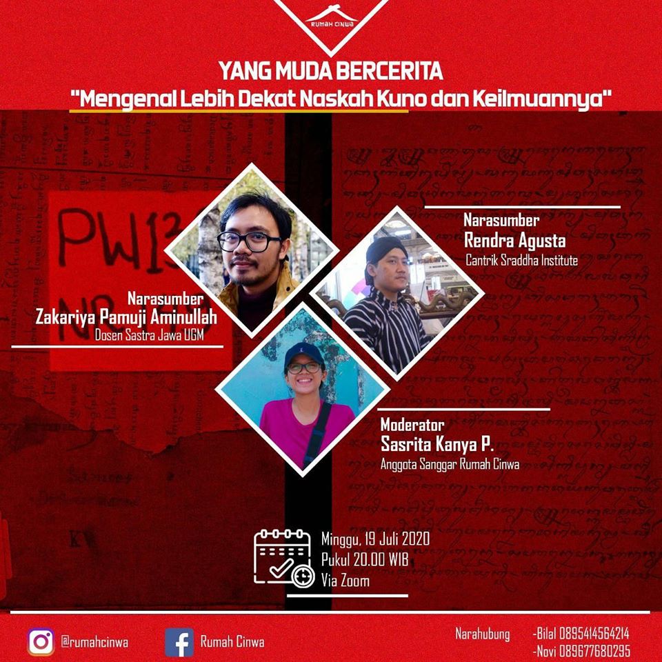 Mengenal Lebih Dekat Naskah Kuno dan Keilmuannya bersama Rumah Cinwa