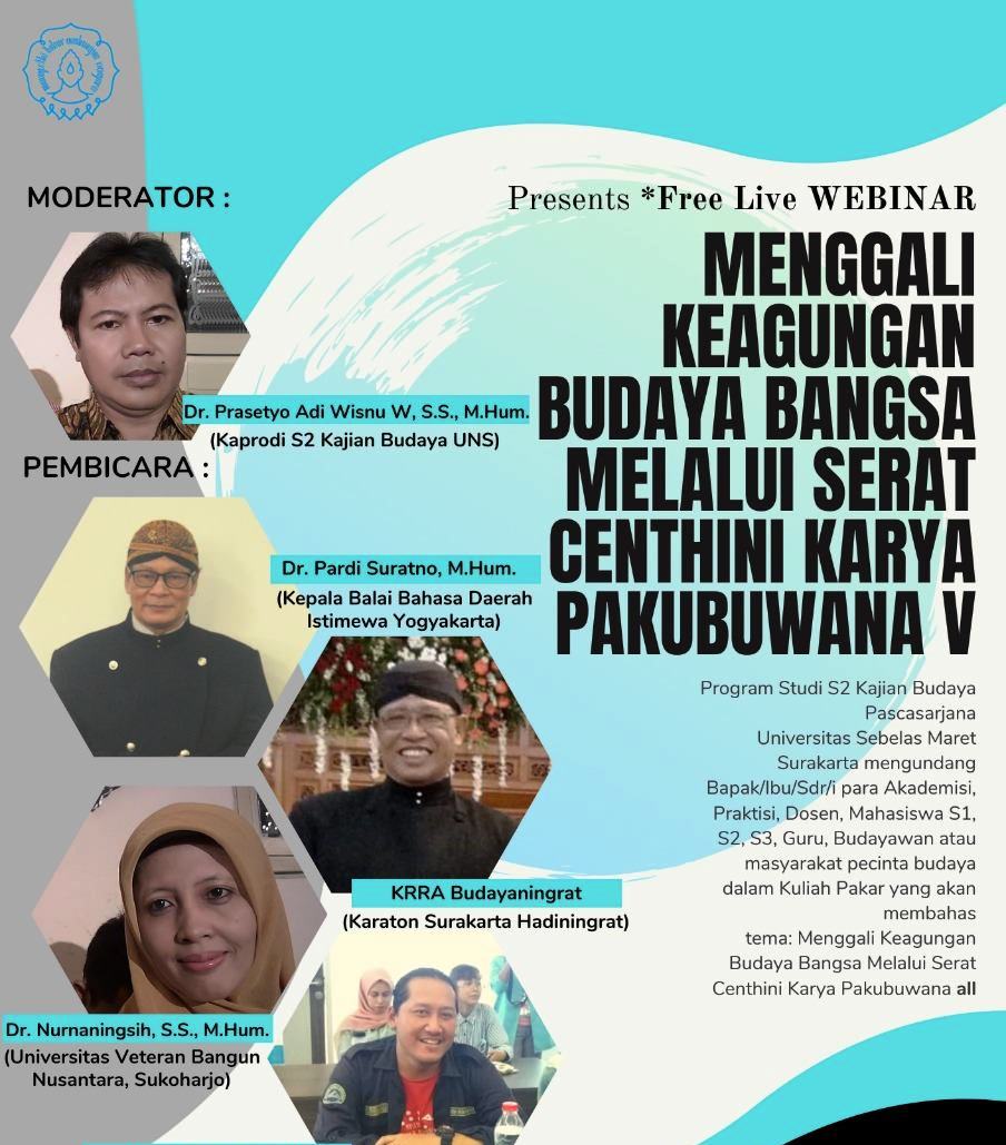 Webinar Centhini Karya Pakubuwono V