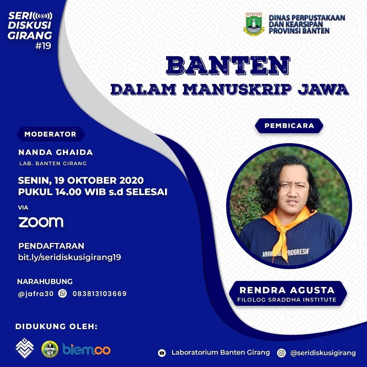 Banten dalam Manuskrip Jawa